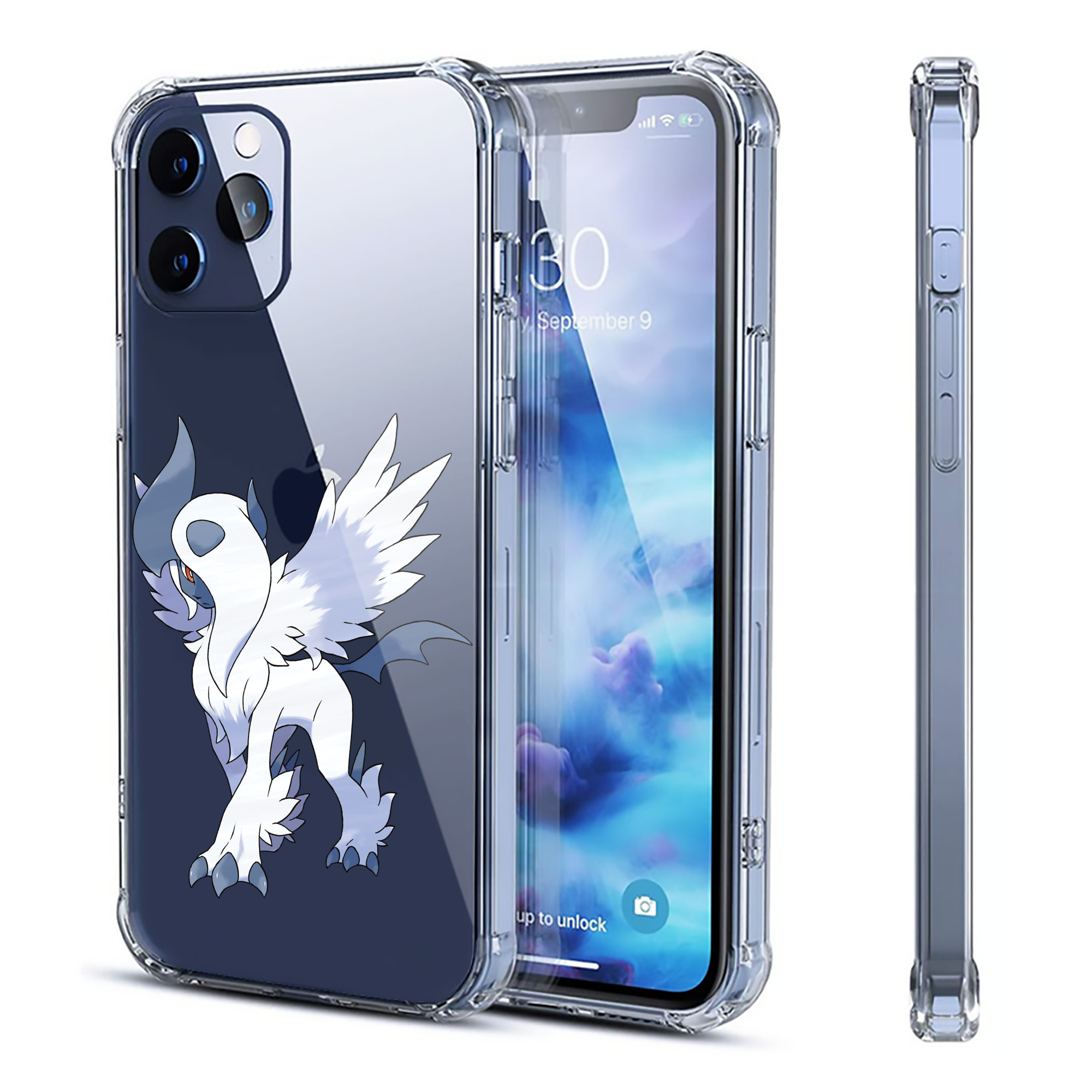 （画像用） ポケットモンスター Pokémon 【iPhone 12シリーズ対応】透明スマホケース（クリアソフトケース）